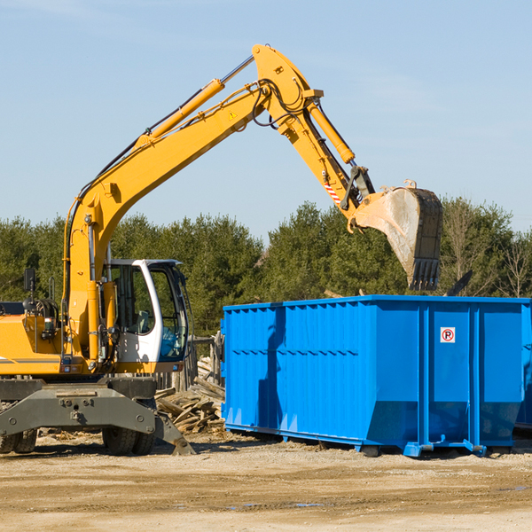 can i choose the location where the residential dumpster will be placed in Fort Green Springs Florida